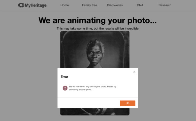 AI “Deep Nostalgia”-bilder har djupa begränsningar