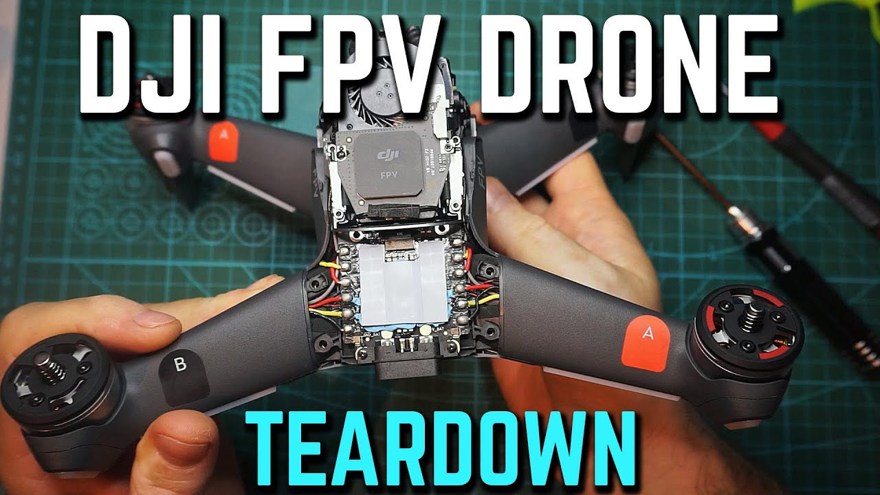 DJI FPV Drone teardown visar att den är modulär och kan repareras hemma
