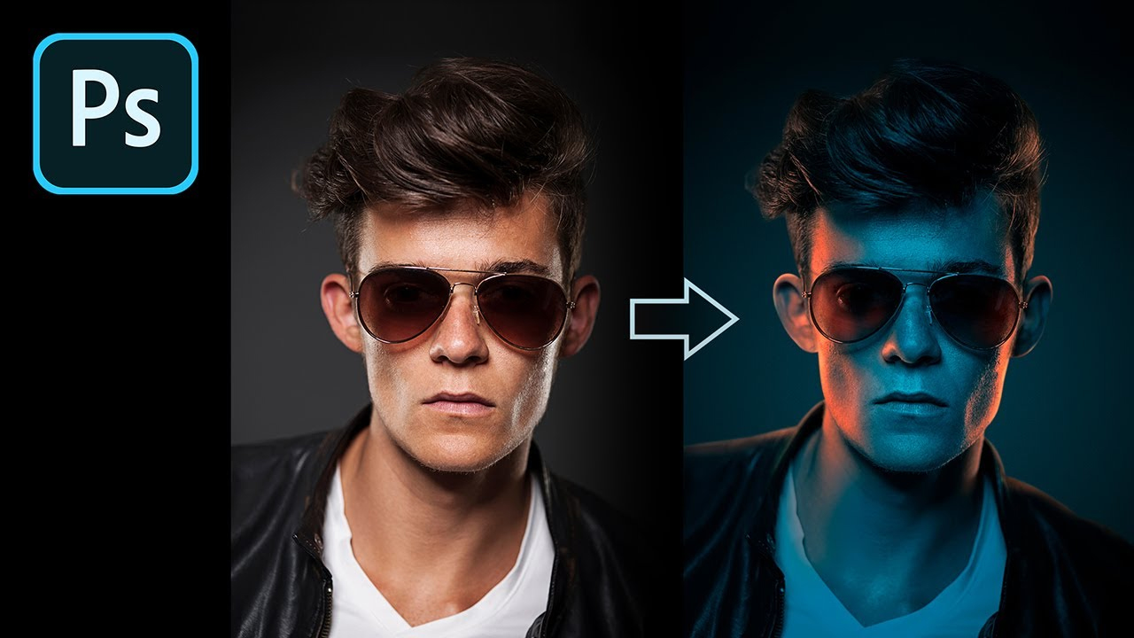 Hur man fejkar den där gelerade delade belysningslooken i Photoshop