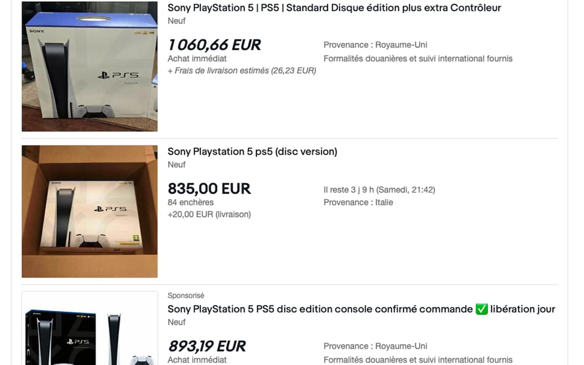 ps5 ebay