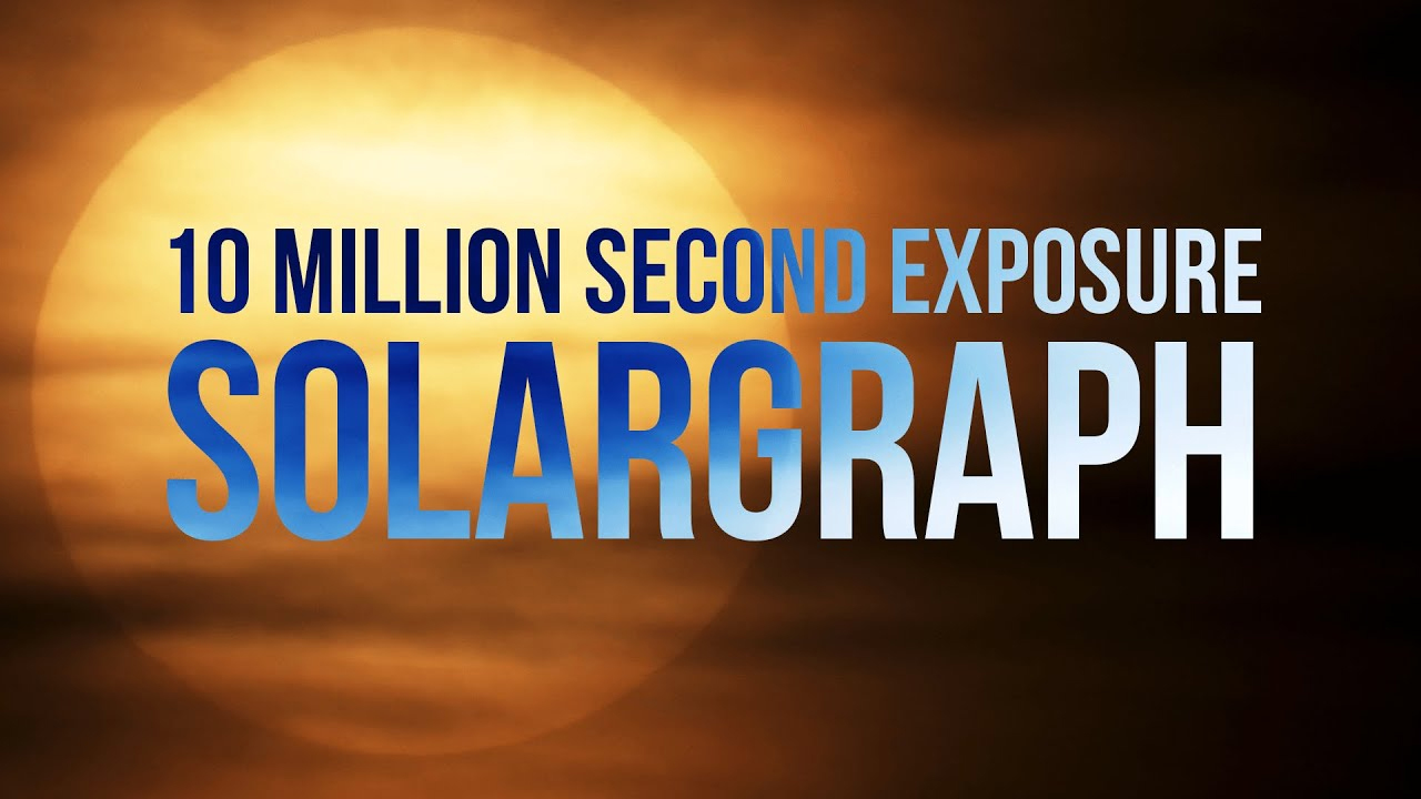 Så här ser ett 10 miljoner sekunder långt exponeringsfoto av solen ut