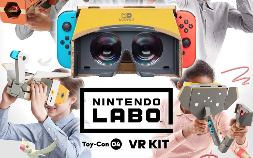 Switch: Nintendo formaliserar sitt Labo VR-headset, släppt den 12 april 2019