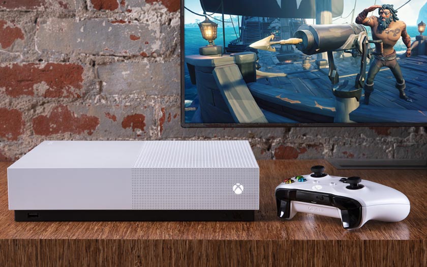 Xbox One S All-Digital: Microsoft formaliserar sin konsol utan Blu-Ray-spelare för 229 euro