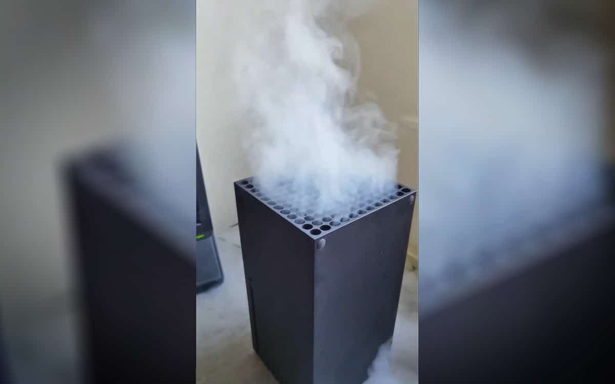 Xbox Series X: troll vill till varje pris tro att det tar eld … genom att röka inuti