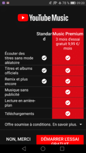 YouTube gratis testversion