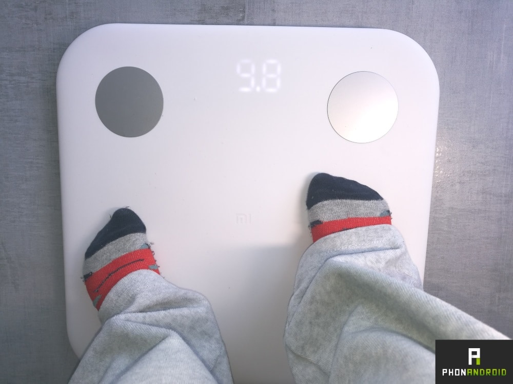 testa Xiaomi mi kroppssammansättning skala