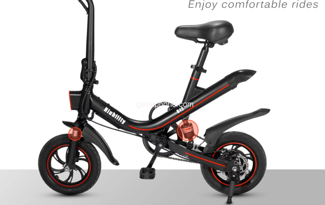 Niubility B12 recension – hopfällbar elcykel för 362,10 € från CAFAGO