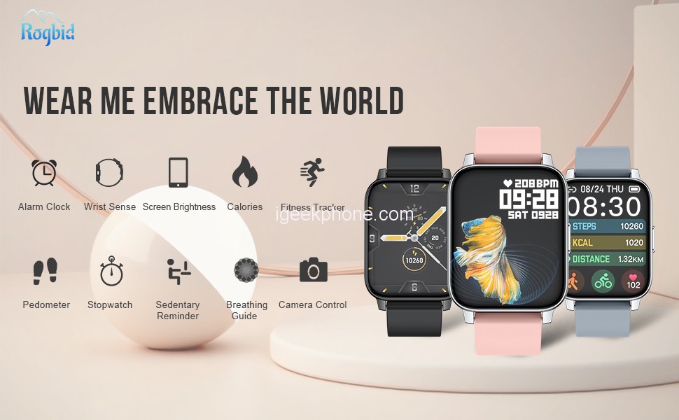Rogbid Rowatch 2 recension – Smartwatch för HR-, blod- och syreövervakning