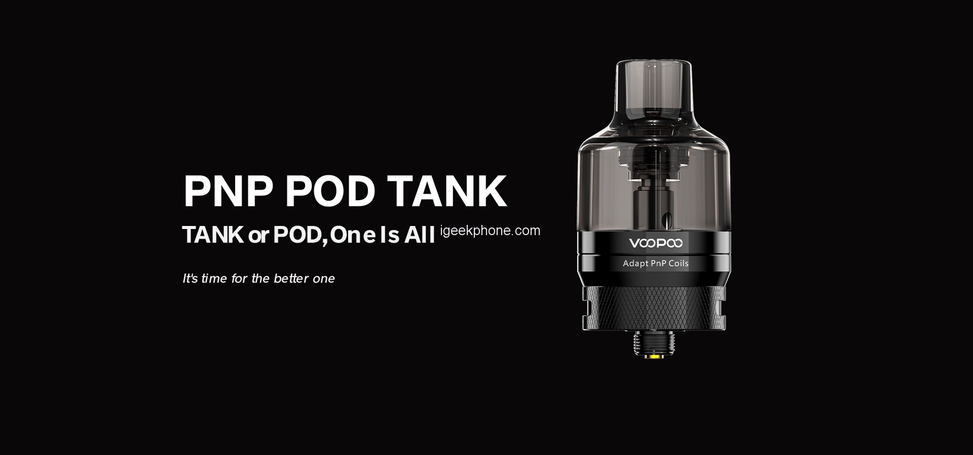 Jämförelse av Voopoo RTA Pod vs VooPoo PnP Pod Tanks