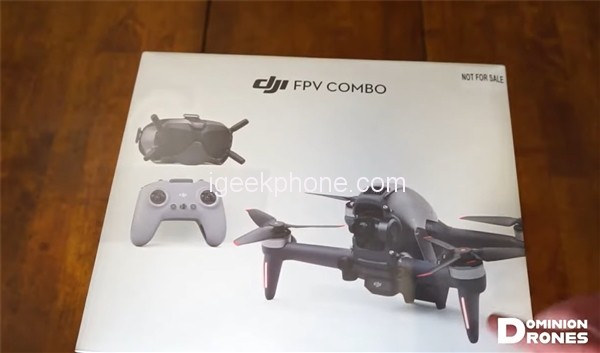 DJI FPV COMBO Drone Unboxing-video har släppts