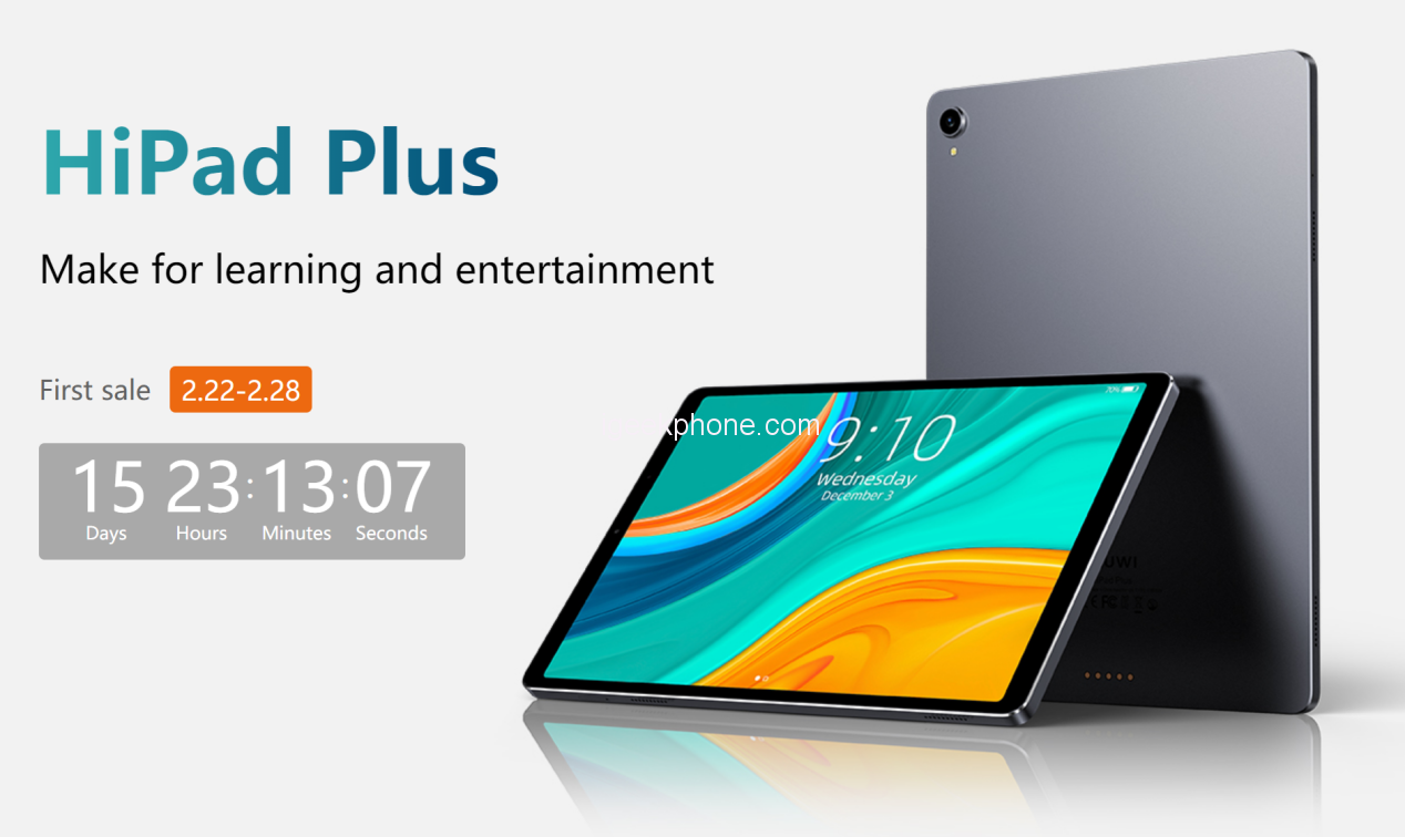 Chuwi den första lanseringen av HiPad Plus, The Nice Looking and Entertainment Tablet