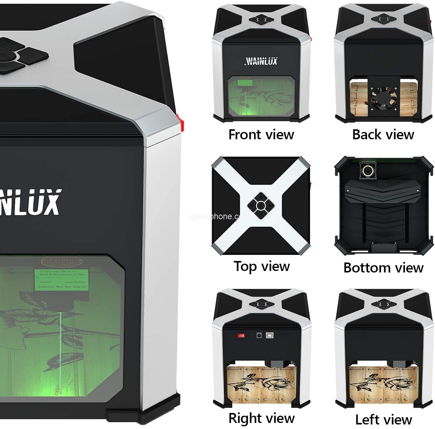 WAINLUX K6 3000mW lasergravör 