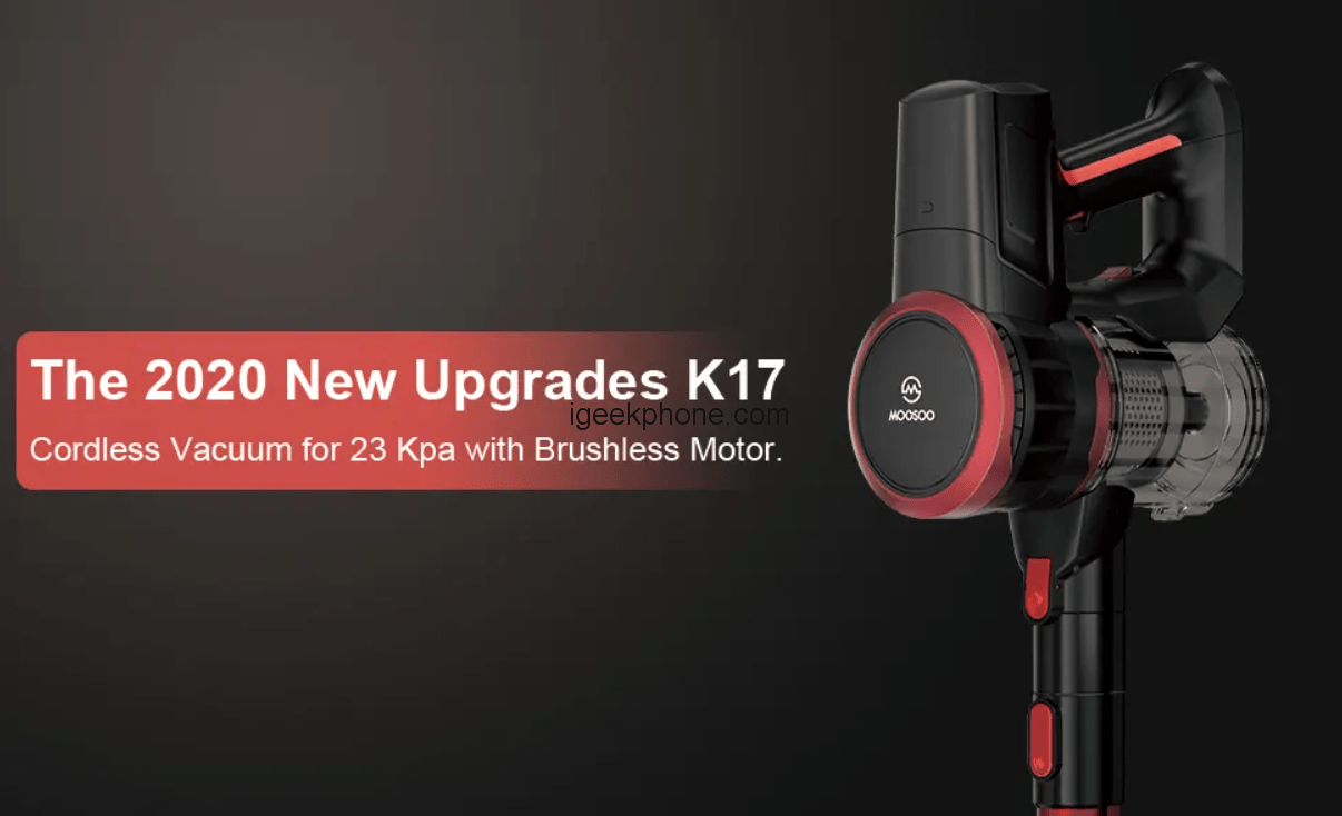 MOOSOO K17 recension – Uppgradera sladdlös dammsugare för 5,99 i Flash-rea