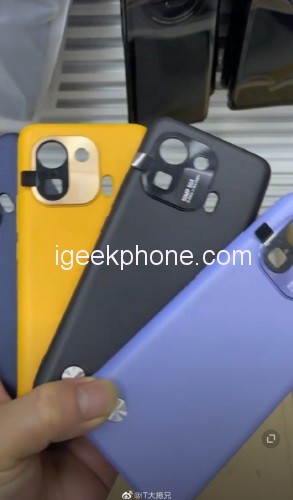 Xiaomi MI 11 Pro skyddsfodral läckt 8M dränkbar lins