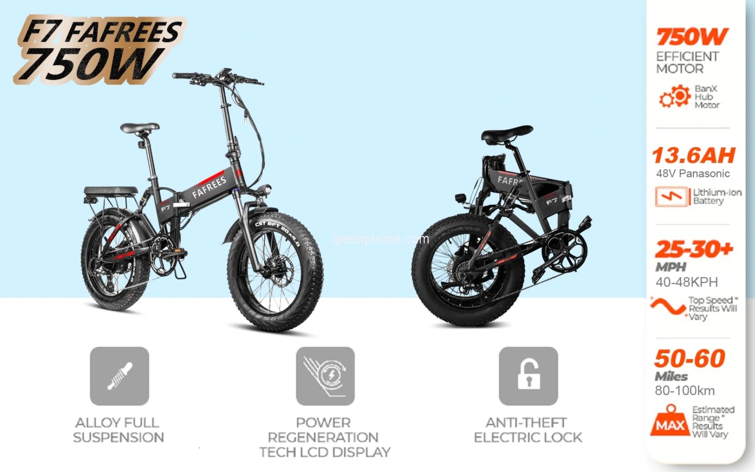 FAFREES F7 Plus recension – hopfällbar elcykel för 99,99 från Gearbest