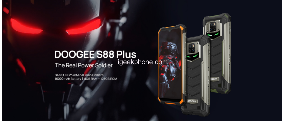 Doogee S88 Plus Smartphone recension: Kommer med IP68&IP69K vattentät 6,3 tum FHD+ NFC 10000mAh (200 st begränsad)