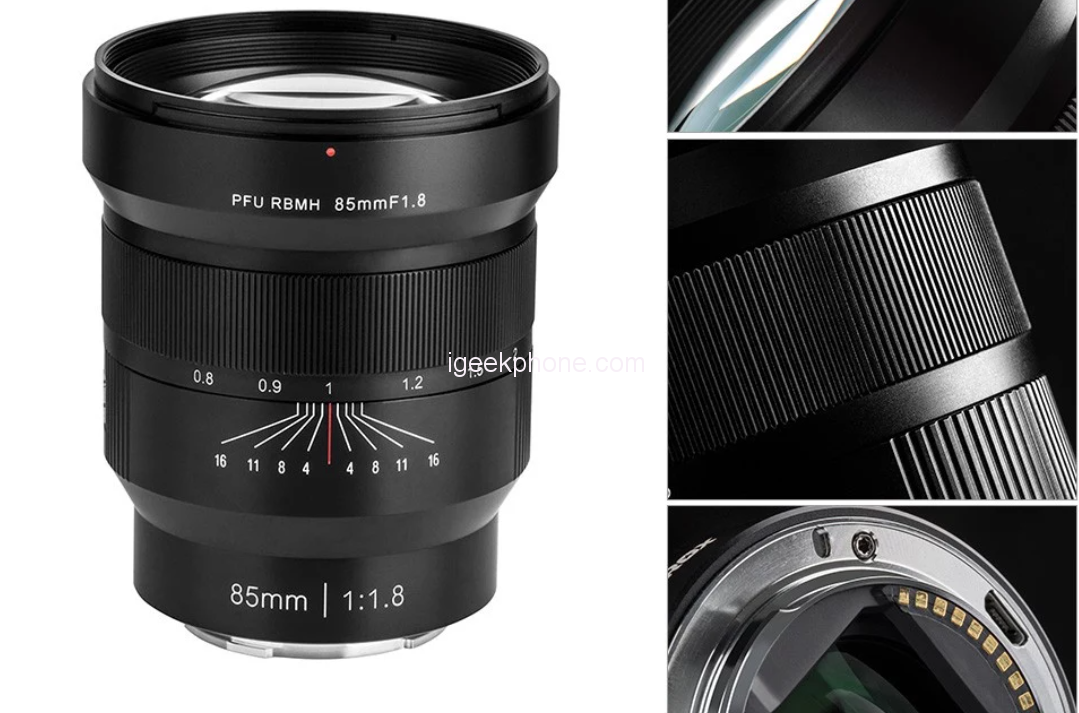 Viltrox PFU RBMH 85mm F1.8 stor bländare helbilds manuell Focus Prime Lens Review