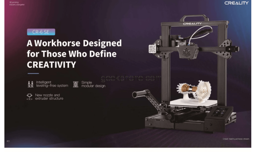Creality CR6-SE 3D-skrivare för 265,00 $ OCH Creality Ender 3 Pro för 159,99 $ @Tomtop Flash-rea