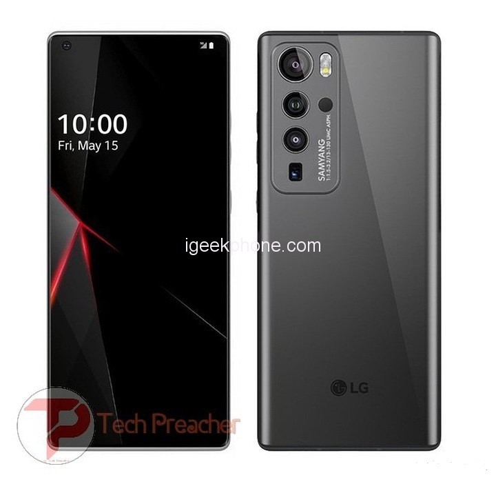 LG V70-rendering exponerad, släppt under första halvåret