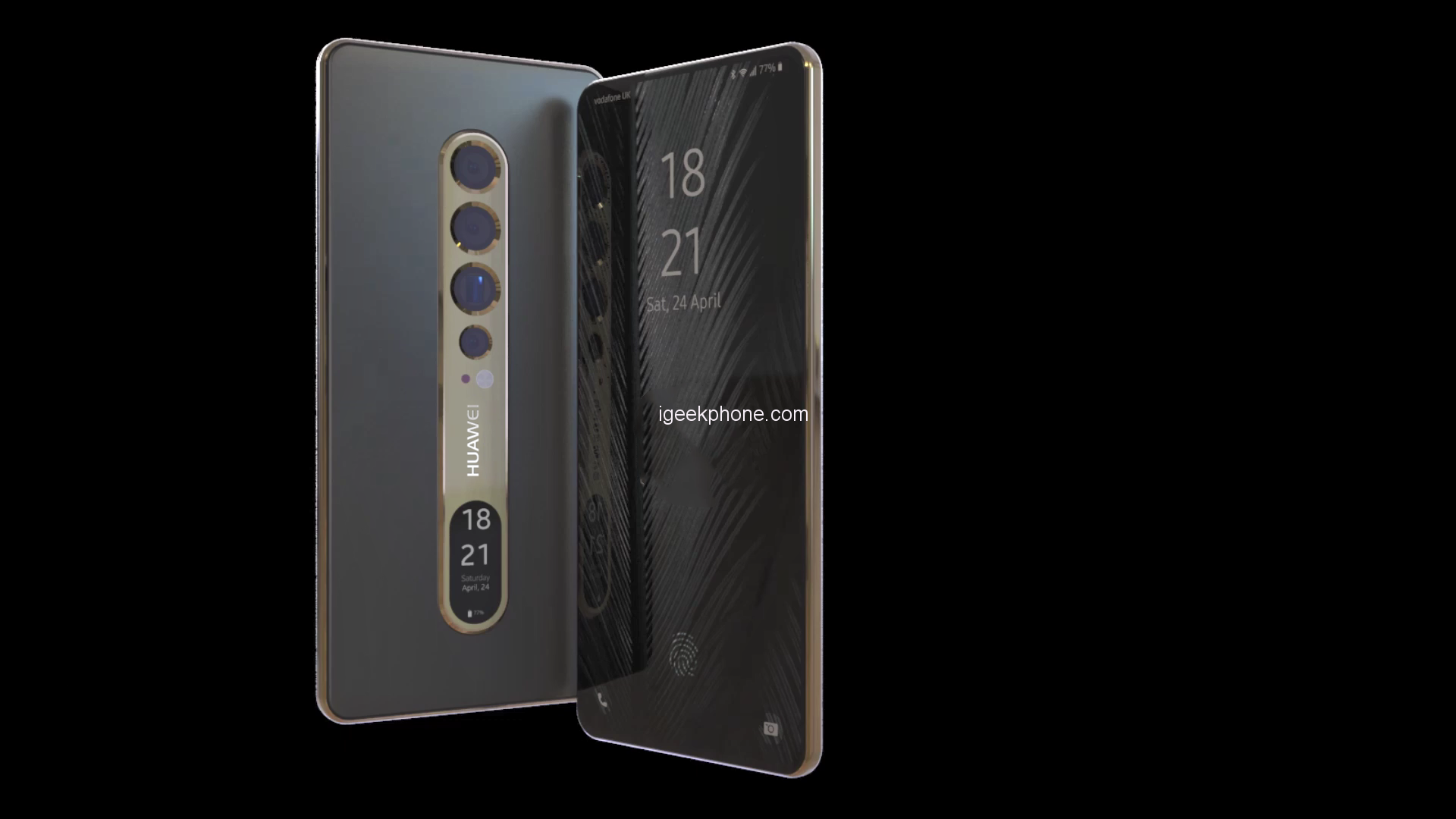 Huawei Mate 50 Pro-rendering visades: 4K helskärm med 240hz