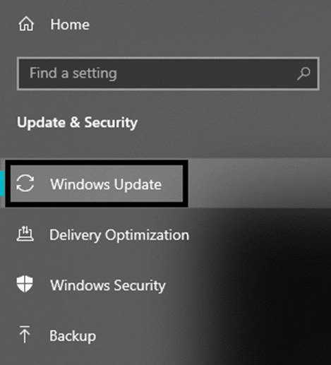 Para actualizar su sistema operativo, vaya a la configuración de su sistema operativo Windows y haga clic en actualización y seguridad, luego haga clic en actualización de Windows