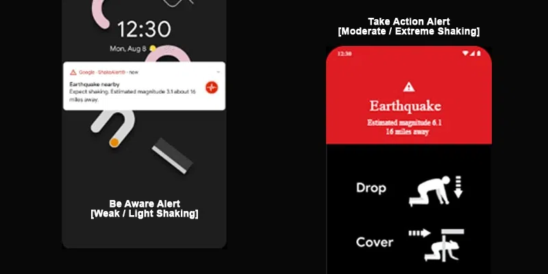 Alertar a los usuarios durante un terremoto