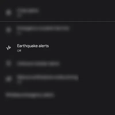 Toca la alerta de terremoto