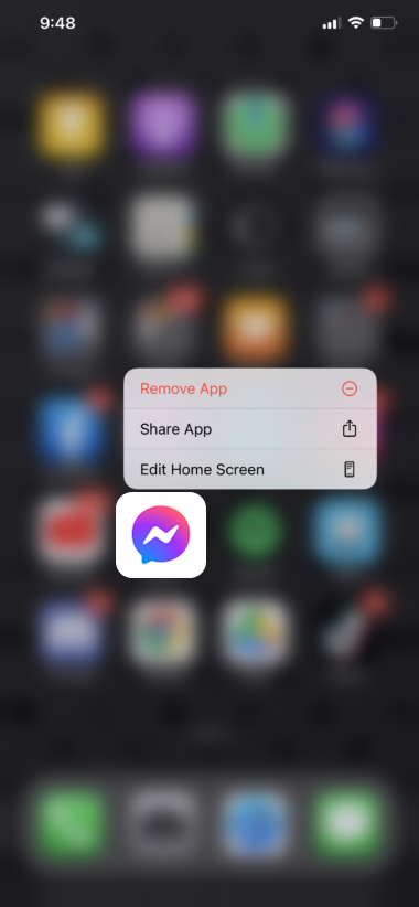 Messenger sigue fallando en iOS