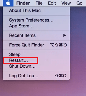 Reiniciar Mac