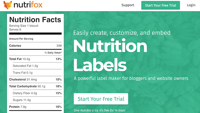 ¿Es Nutrifox el creador de etiquetas nutricionales adecuado para su sitio web de WordPress?